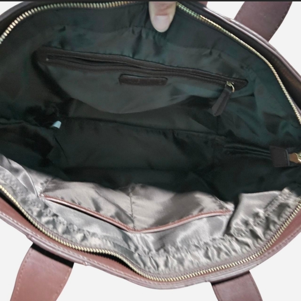 Mario Valentino Brown Ocarina Shopper Bag - Picture 8 of 9